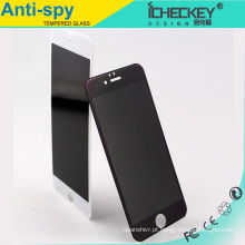 Atacado cobertura completa anti-impressão digital anti-Spy protetor de tela de vidro temperado para iphone 6, vidro temperado privacidade para o iphone 6